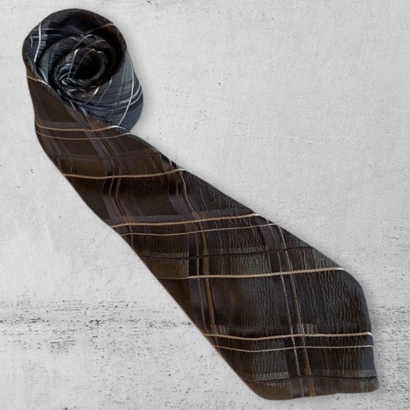 🦄 Arrow Classic Gray Silk Tie - Picture 1 of 6